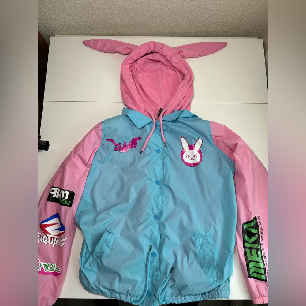 Overwatch diva zip up hoodie